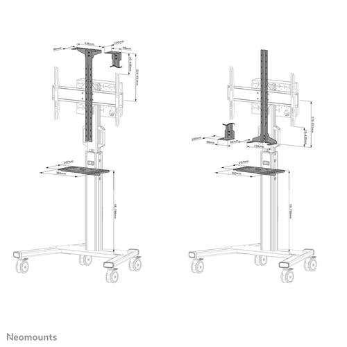 Neomounts Select videobar- & multimediesæt AFLS-825BL1