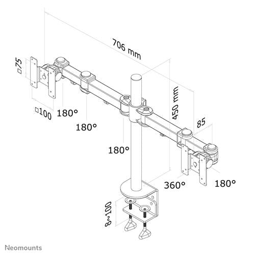 Neomounts FPMA-D960D skærmarm