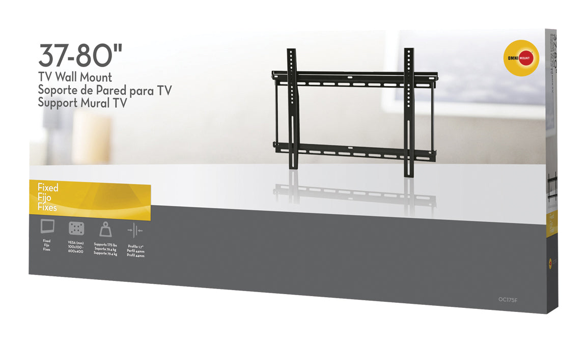 Enkel TV-vægbeslag 37 - 80"