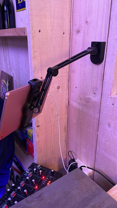 Wolff Mount Tablet iPad Telefonholder - 39 cm |Drejelig |Klemfeste |Almindelig |Robust metalarm