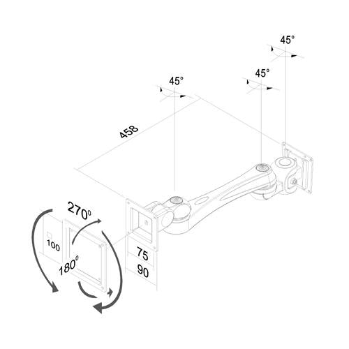 Neomounts LCD/LED/TFT tv-beslag FPMA-W920