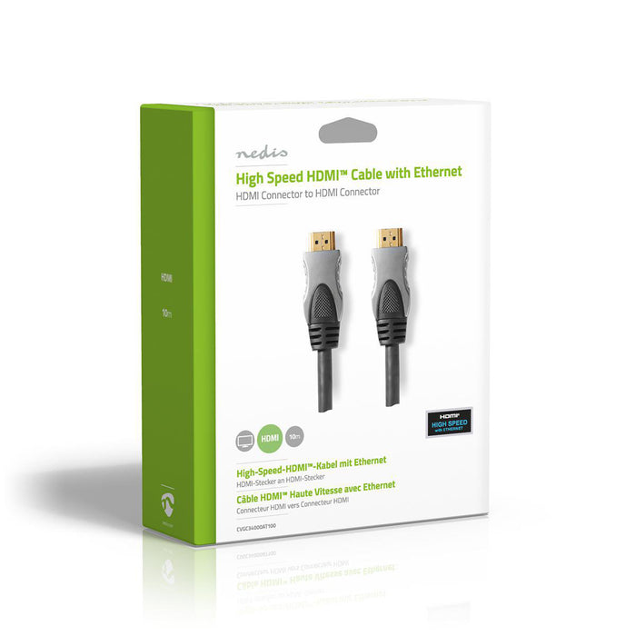 Luksus HDMI-kabel High Speed med Ethernet 10,0 meter