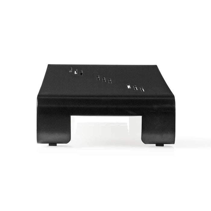 Ergonomisk Multifunktionel Stand | USB 3.0 Hub | 4-porte | Sort
