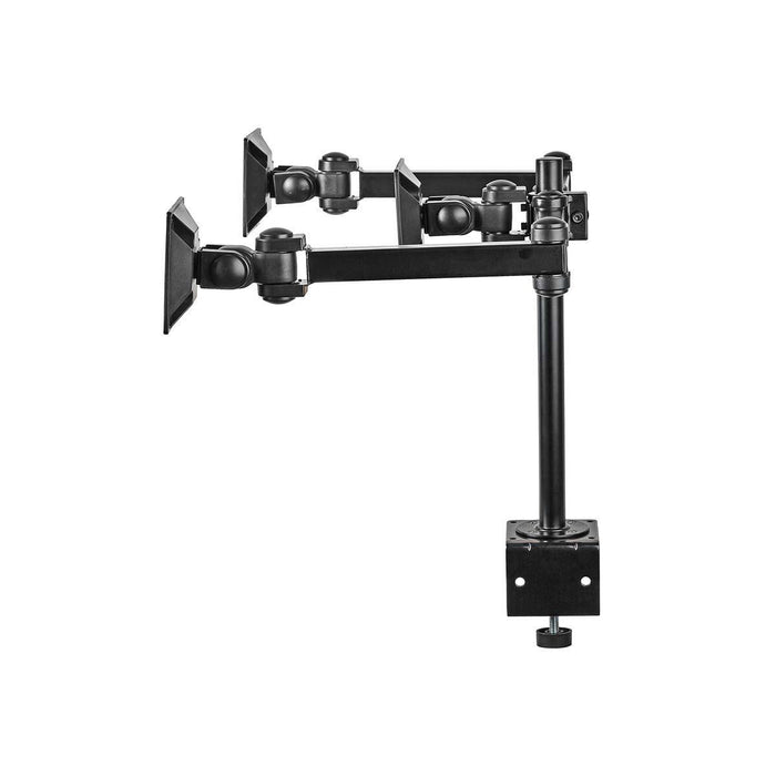 Ergonomisk Monitorarm | Tre Monitorarme | Drej- og Vipbar | Sort