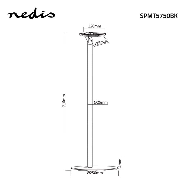 Gulvstand til Højttalere | Sonos® One / Sonos® Play:1 | Max. 3 kg | Fast