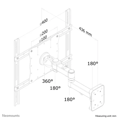 Neomounts FPMA-W960 tv-beslag