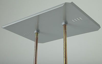 Wolff Mount Tv gulvstand mobil |Op til 65 tommer |Sølv |Højdejusterbar |Universel |VESA 600x400