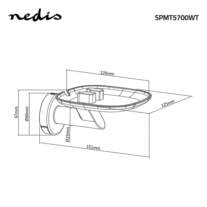 Vægophæng til Højttalere | Til Sonos One / Sonos® Play:1 | Max. 3 kg | Fast
