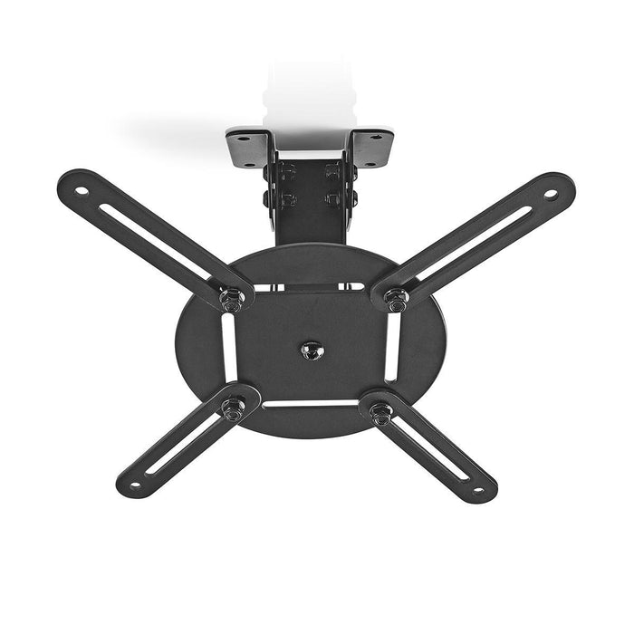 Loftbeslag til projektor | 360° drejelig | Maks. 10 kg | Afstand til loft på 130 mm | Sort