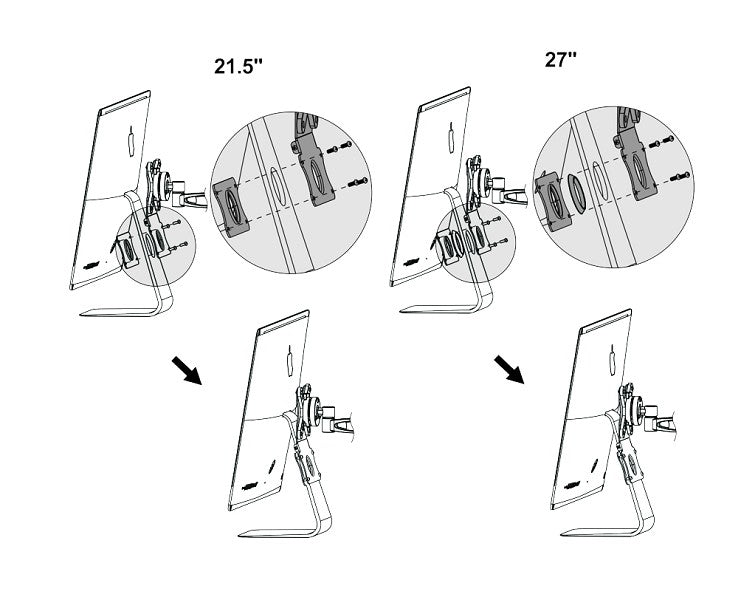 Neomounts Apple FPMA-VESAMAC2127 iMac VESA-omformer