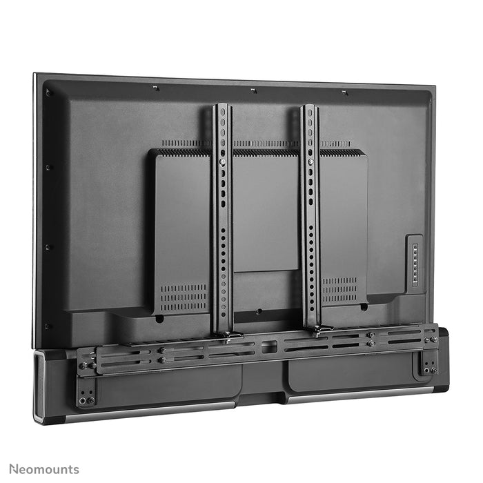 Neomounts AWL29-750BL1 universel videobar/soundbar/højttalerholder, dybdejusterbar (0-4,2 cm) - Sort
