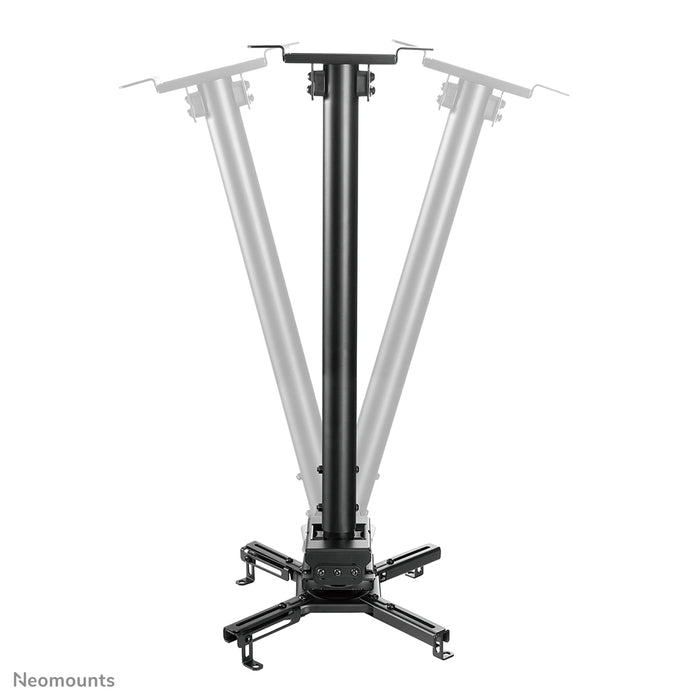 Neomounts CL25-540BL1 universelt projektorloftbeslag, højdejusterbart (60,5-90,5 cm) - Sort