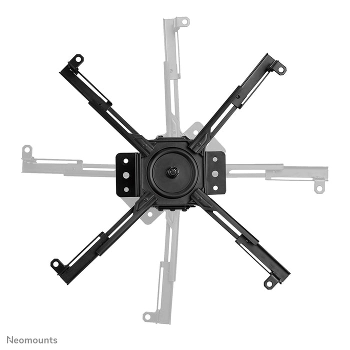 Neomounts CL25-540BL1 universelt projektorloftbeslag, højdejusterbart (60,5-90,5 cm) - Sort