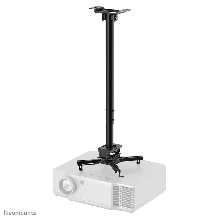 Neomounts CL25-550BL1 universel projektor loftbeslag, højdejusterbar (74,5-114,5 cm) - Sort