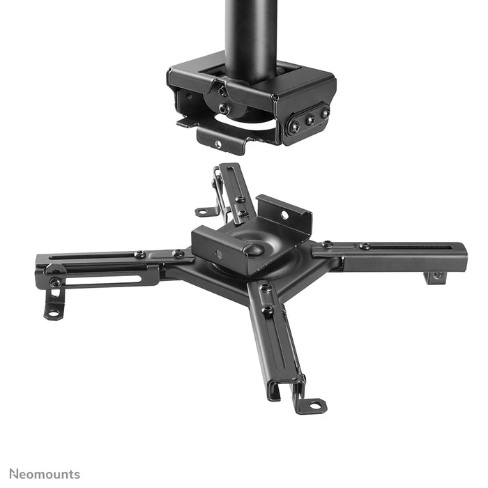Neomounts CL25-550BL1 universel projektor loftbeslag, højdejusterbar (74,5-114,5 cm) - Sort