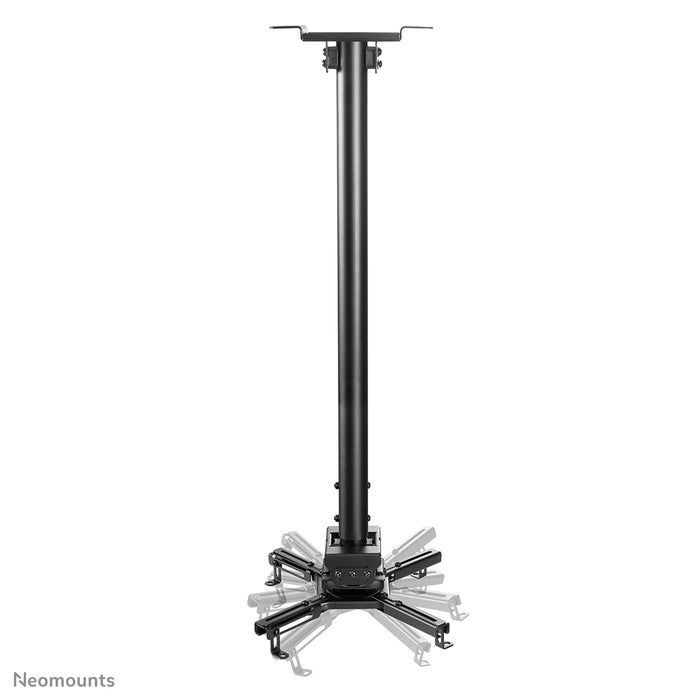 Neomounts CL25-550BL1 universel projektor loftbeslag, højdejusterbar (74,5-114,5 cm) - Sort