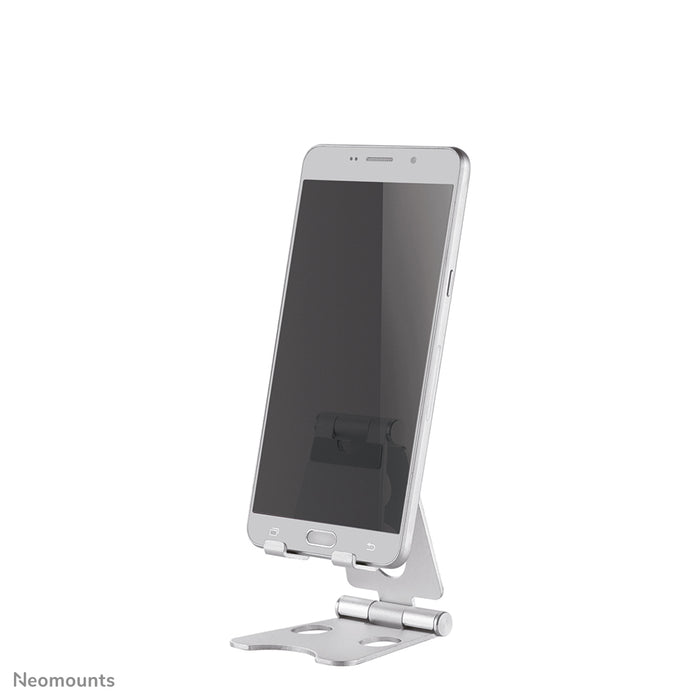 Neomounts universel foldbar telefonholder - Sølv