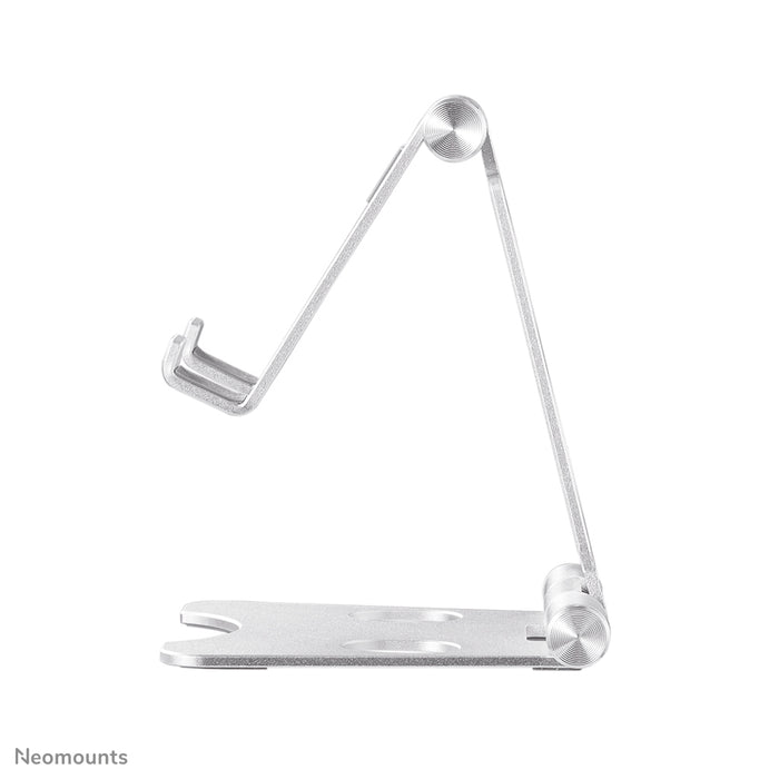 Neomounts universel foldbar telefonholder - Sølv