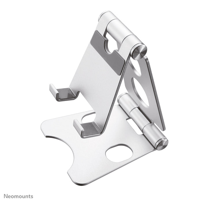 Neomounts universel foldbar telefonholder - Sølv