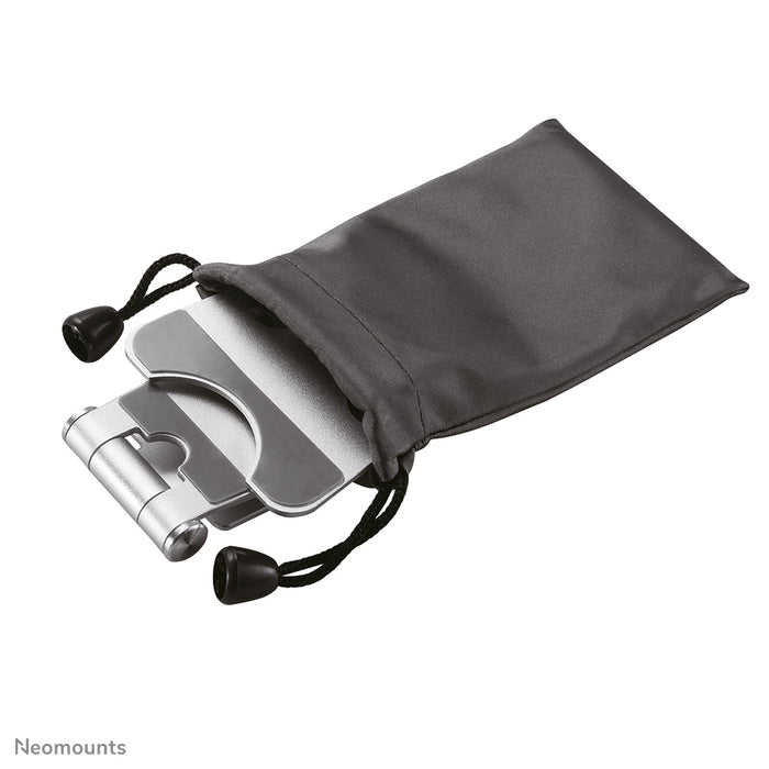 Neomounts universel foldbar telefonholder - Sølv