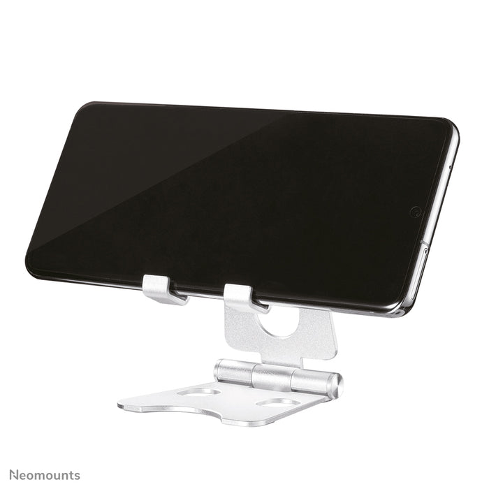 Neomounts universel foldbar telefonholder - Sølv