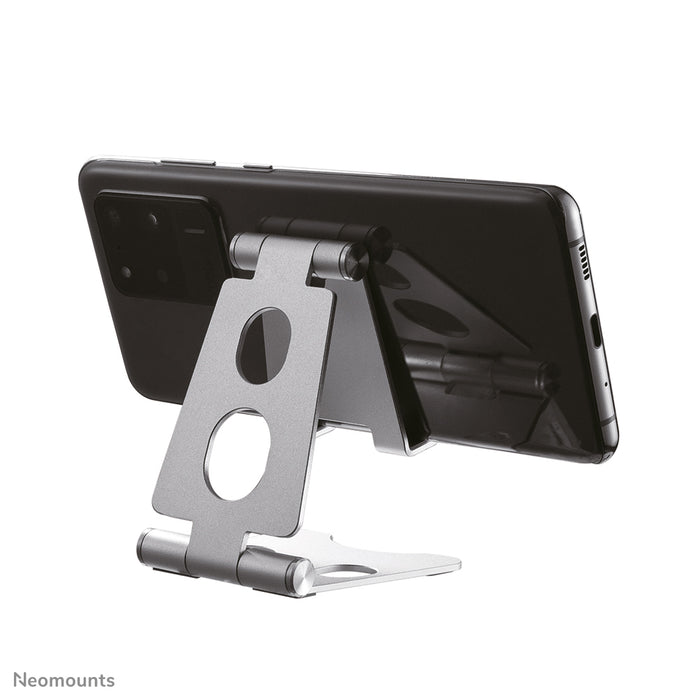 Neomounts universel foldbar telefonholder - Sølv