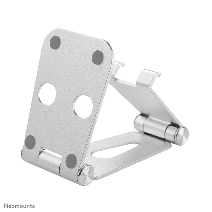 Neomounts universel foldbar telefonholder - Sølv