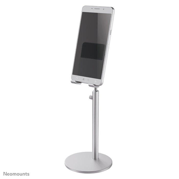 Neomounts højdejusterbar telefonholder - Sølv