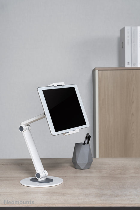 Neomounts DS15-550WH1 universelt tabletstativ til 4,7-12,9 tommer tablets - Hvid