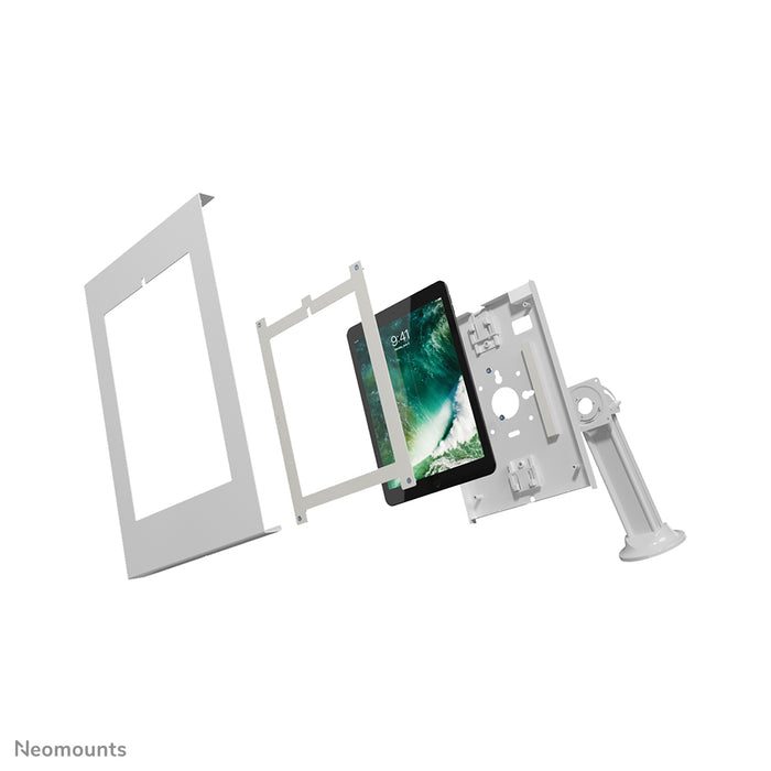 Neomounts DS15-640WH1 roterbar bordplade tablet-holder til 9,7-11 tommer tablets - Hvid