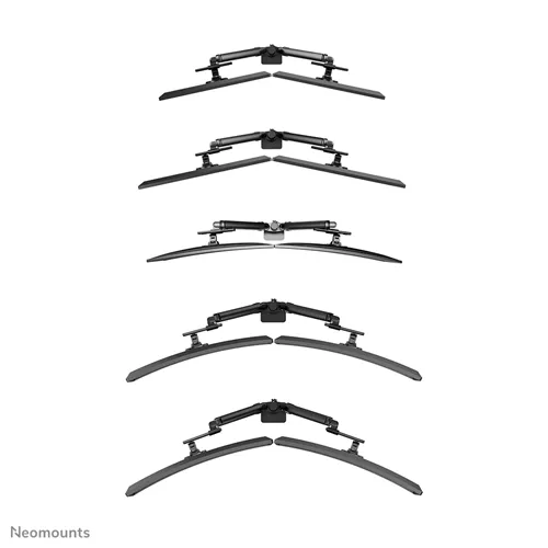 Neomounts DS65S-950BL2 Fuldt bevægelig monitorarm – Fleksibel skærmholder | 24-34 tommer |
