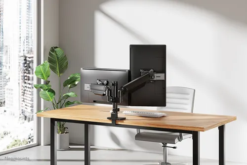 Neomounts DS65S-950BL2 Fuldt bevægelig monitorarm – Fleksibel skærmholder | 24-34 tommer |