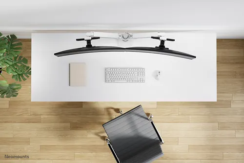 Neomounts DS65S-950WH2 Monitorarm – Elegant fuldt bevægelig støtte til 24-34 tommer