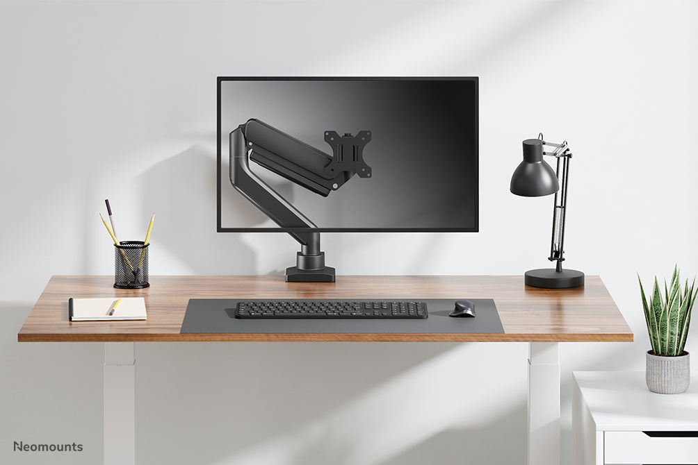 Neomounts DS70-450BL1 fuld bevægelse monitor bordstativ til 17-42 tommer skærme - Sort