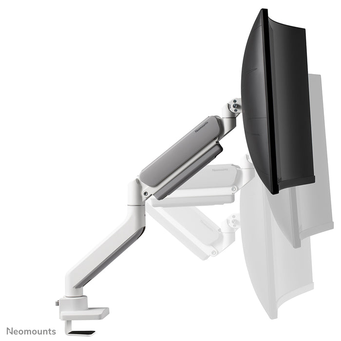 Neomounts DS70-450WH1 fuld bevægelse monitor bordstativ til 17-42 tommer skærme - Hvid