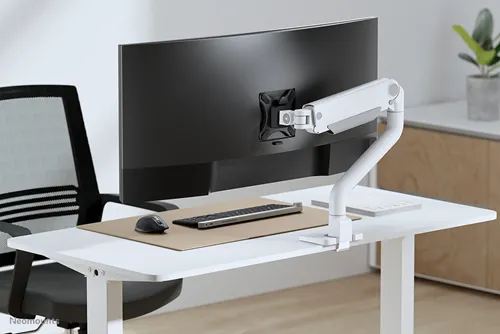 Neomounts DS70S-950WH1 Monitorarm - Fuldt bevægelig til 17-49” skærme - Hvid
