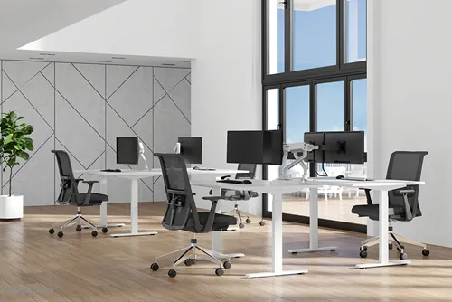 Neomounts DS70S-950WH1 Monitorarm - Fuldt bevægelig til 17-49” skærme - Hvid