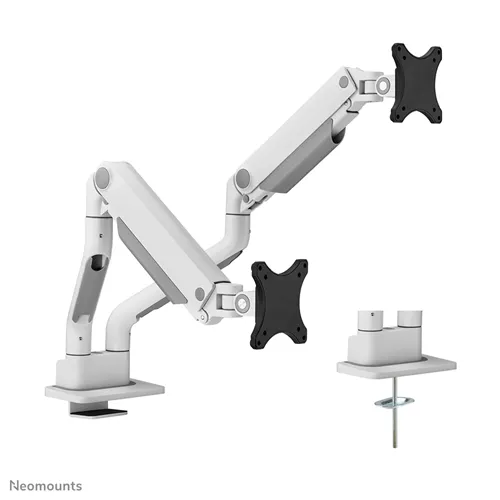 Neomounts DS70S-950WH2 - Hvid monitorarm til skærme 17-35 tommer - Fuldt bevægelig