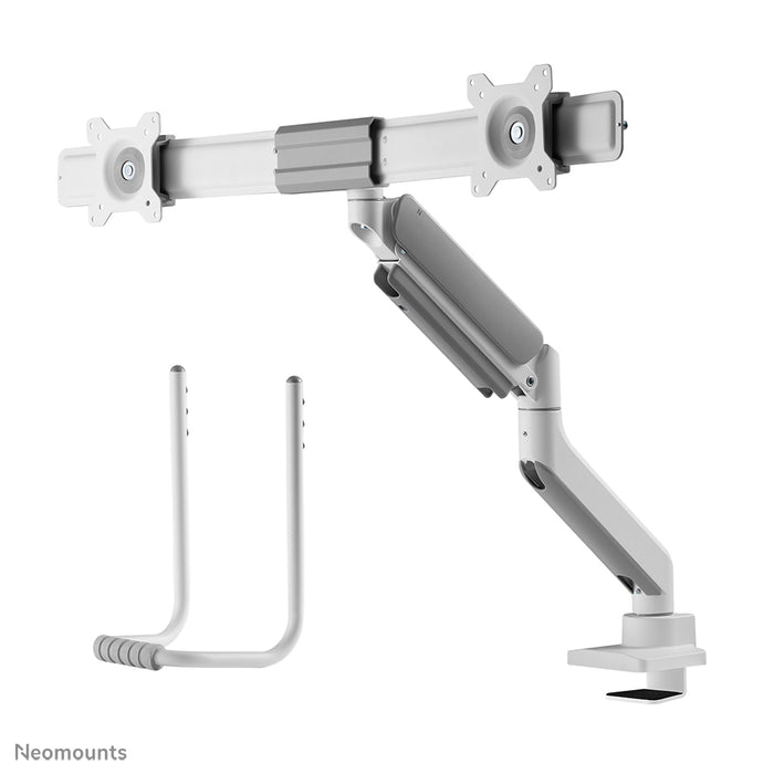 Neomounts DS75-450BL2 fuld bevægelse monitor bordstativ til 17-32 tommer skærme - Hvid