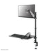 Neomounts DS90-325BL1 Zit-sta werkstation bureau 17-32" - gasveer – productaanzicht