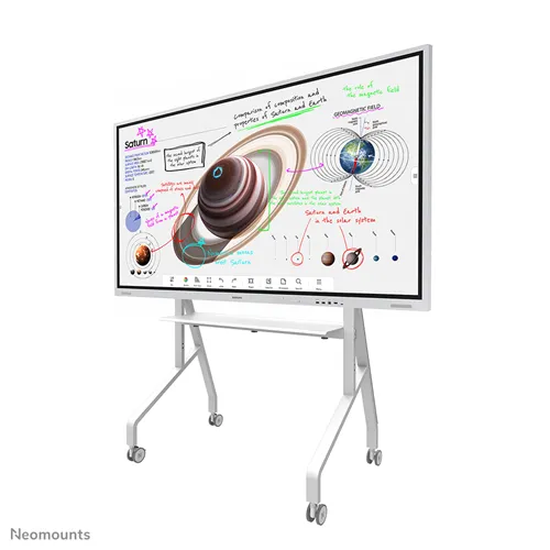 Neomounts Mobil Gulvstander FL50-525WH1 | Egnet til 55-86" skærme | Hvid