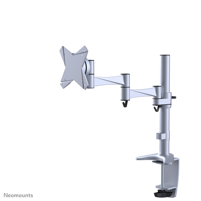 Neomounts FPMA-D1330 sølv er en bordbeslag med 3 drejepunkter til flatscreens op til 30 tommer (76 cm).