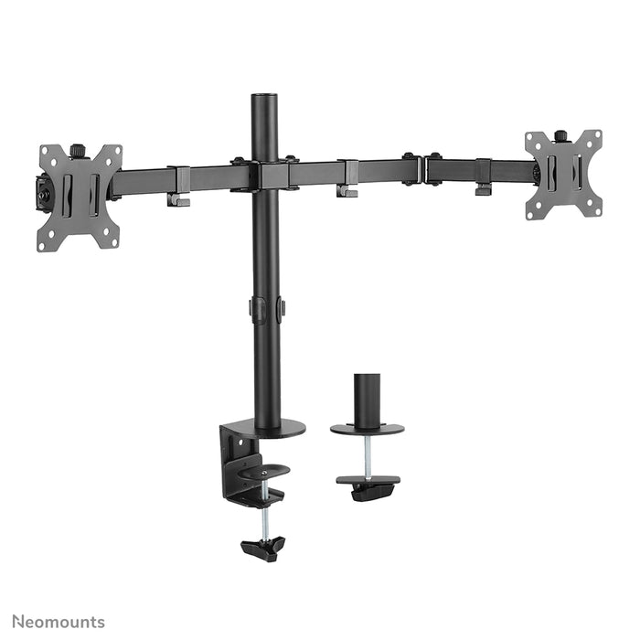 Neomounts FPMA-D550D sort er en bordbeslag til 2 flatscreens op til 32 tommer - Sort