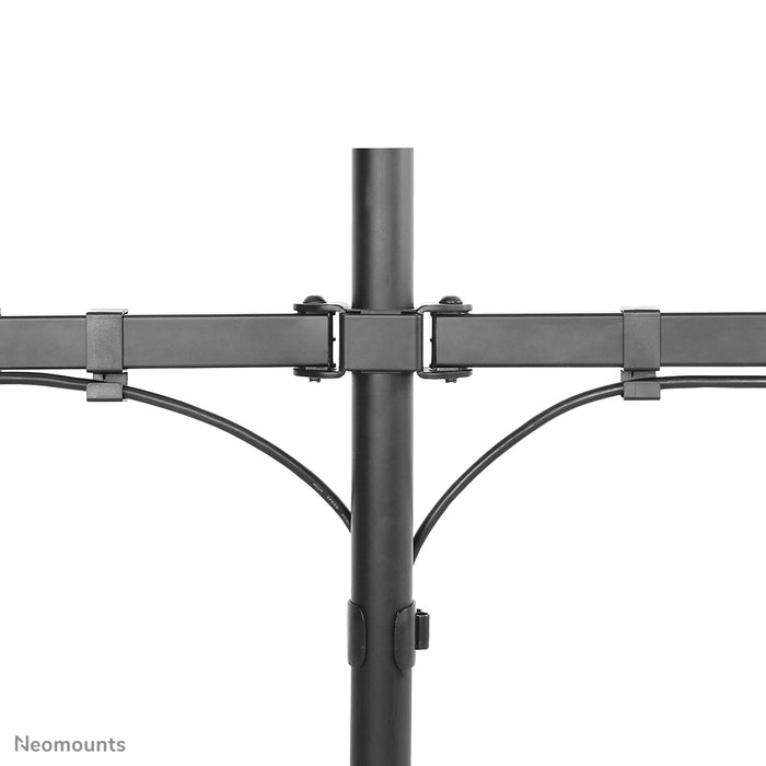 Neomounts FPMA-D550D sort er en bordbeslag til 2 flatscreens op til 32 tommer - Sort