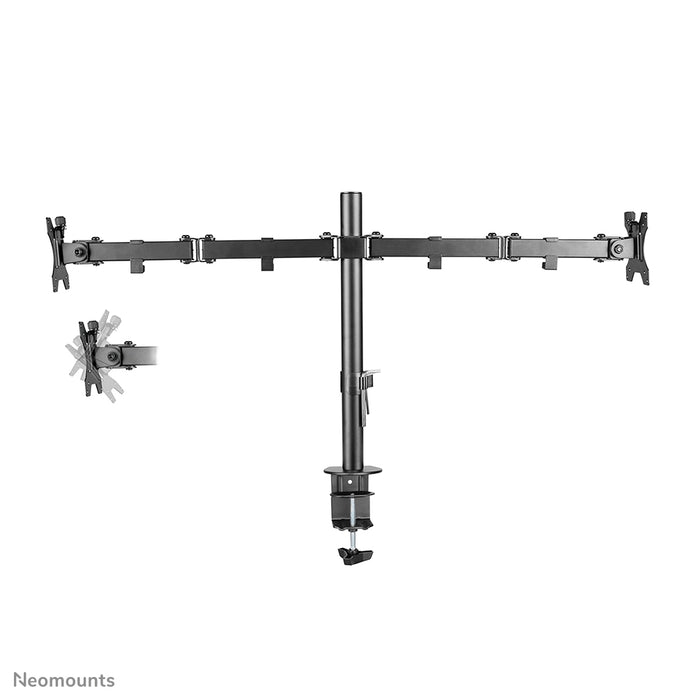 Neomounts FPMA-D550D sort er en bordbeslag til 2 flatscreens op til 32 tommer - Sort