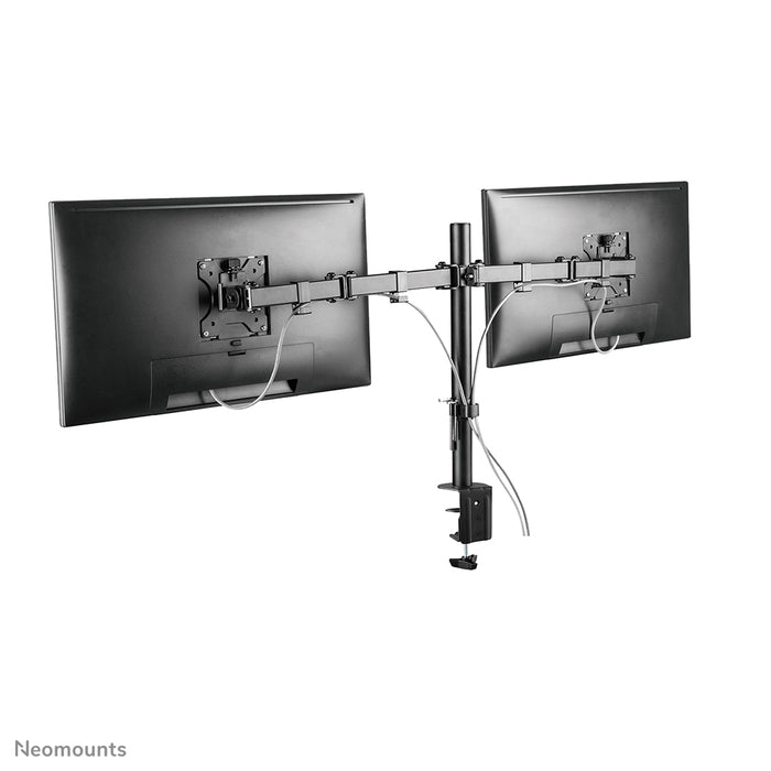 Neomounts FPMA-D550D sort er en bordbeslag til 2 flatscreens op til 32 tommer - Sort
