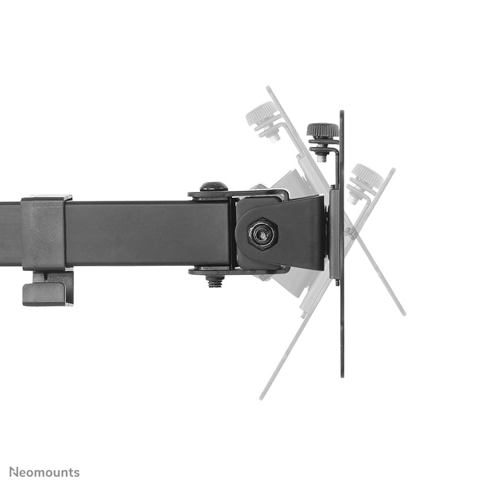 Neomounts FPMA-D550D sort er en bordbeslag til 2 flatscreens op til 32 tommer - Sort