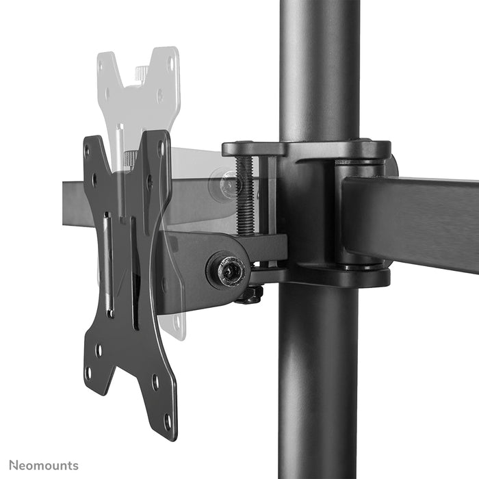 Neomounts FPMA-D550DD3 sort full motion bordstand til 13-27 tommer skærme - Sort
