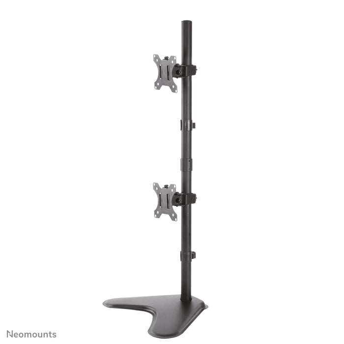 Neomounts FPMA-D550DDV sort er en bordbeslag til 2 flatscreens op til 32 tommer.