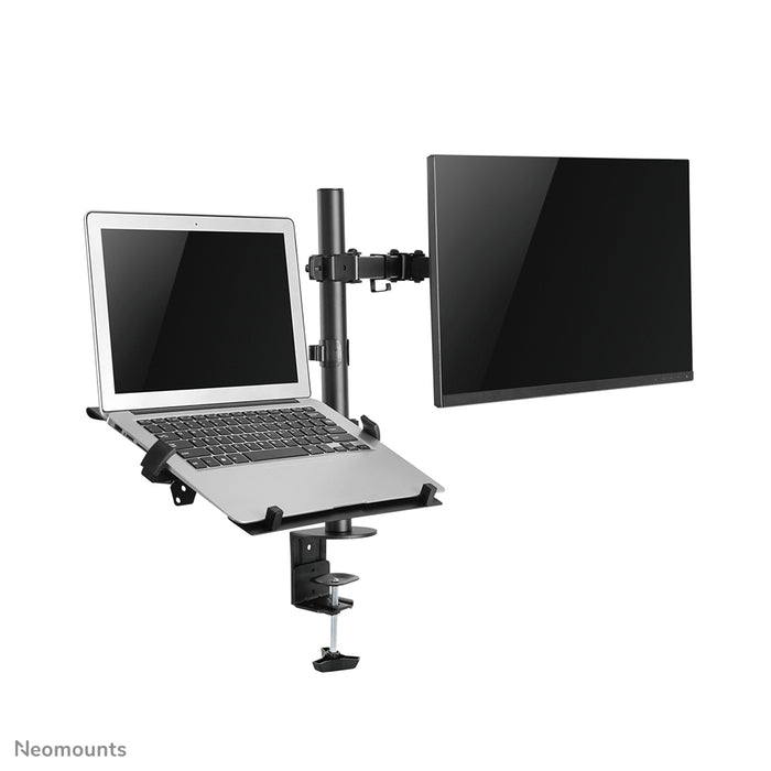 Neomounts FPMA-D550NOTEBOOK er en bordbeslag til en notebook og flatscreen op til 32 tommer.